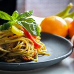 Spaghetti dish food cuisine italian red food